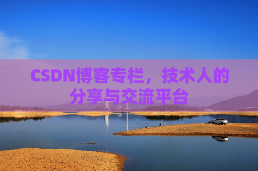 CSDN博客专栏，技术人的分享与交流平台
